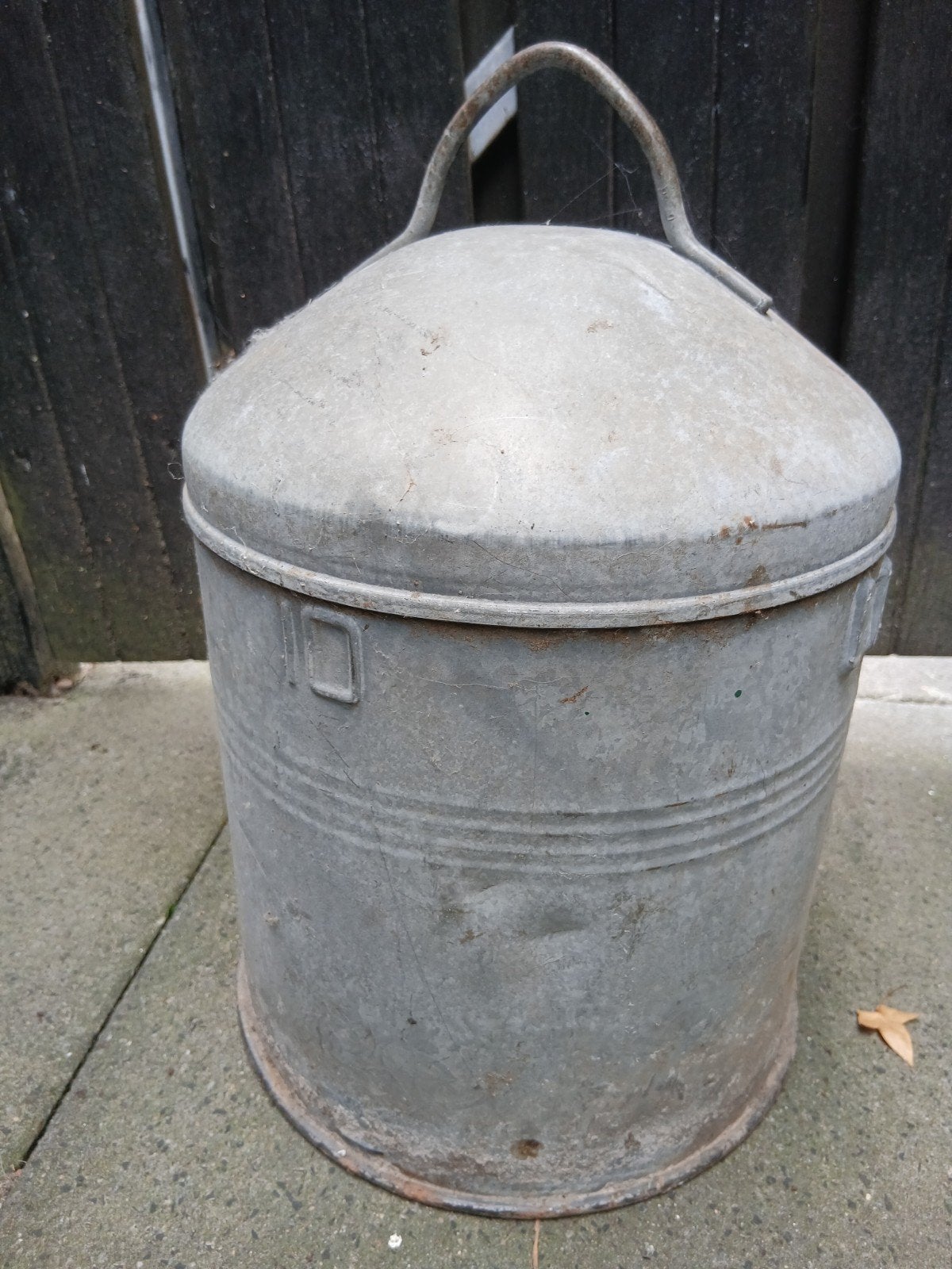 Oude zinken graanemmer, Ophalen of Verzenden