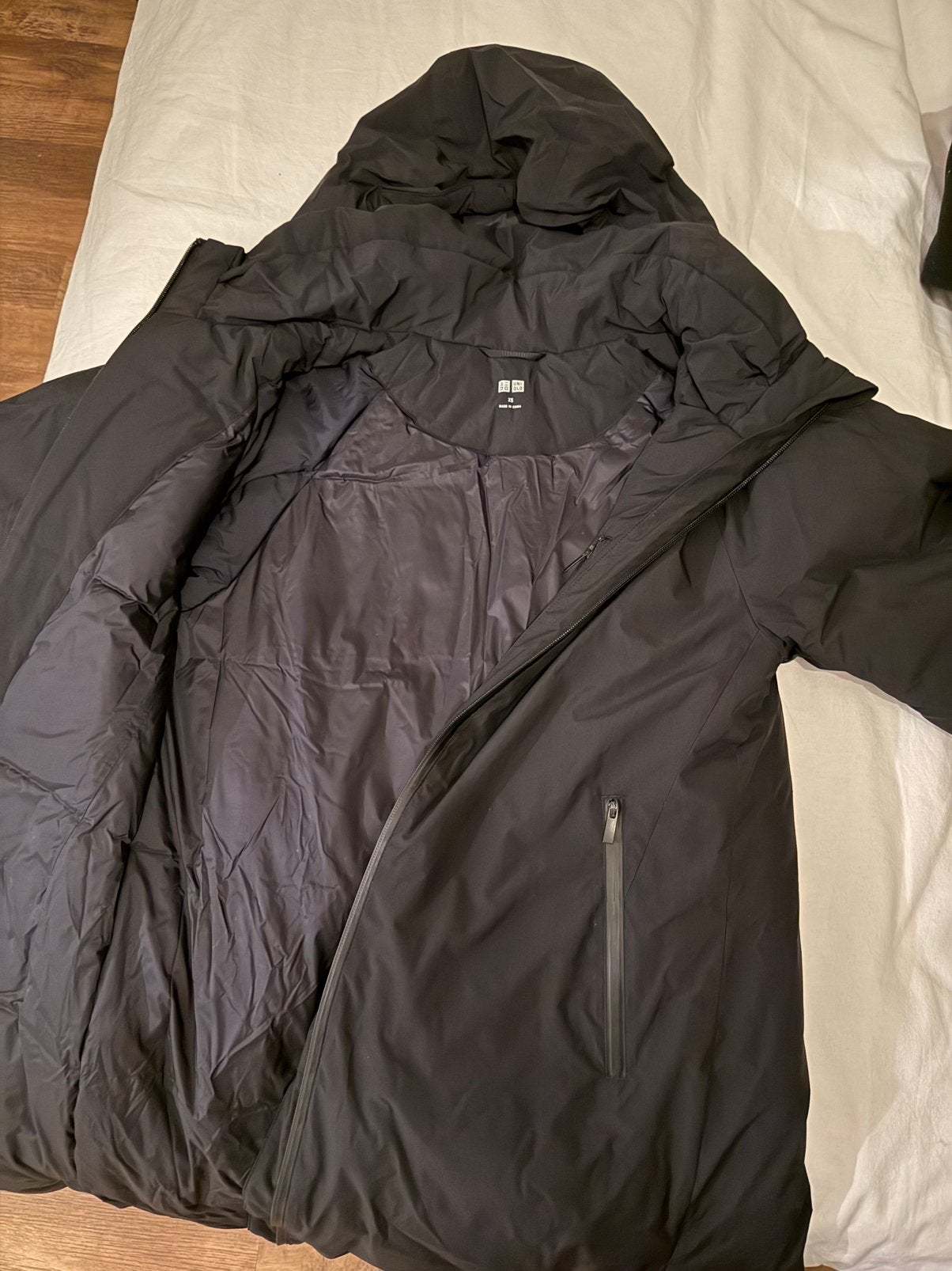 Winter Jacket - feather - Uniqlo, Ophalen of Verzenden, Zo goed als nieuw, Zwart