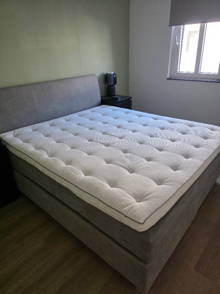 Boxspring 180x200, Ophalen, Gebruikt, Tweepersoons, 180 cm