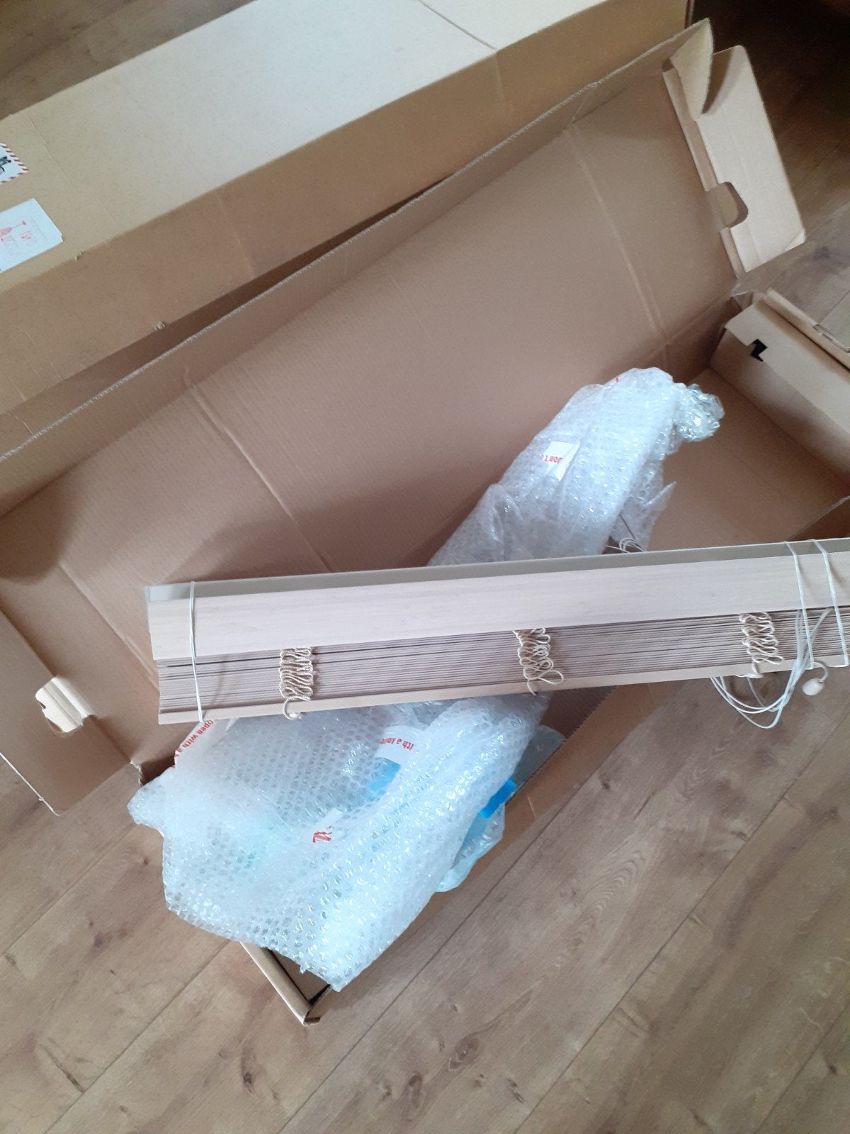 5x Nieuwe Houten Jaloezieën /wooden blinds, Ophalen of Verzenden, Nieuw, Jaloezie, Hout