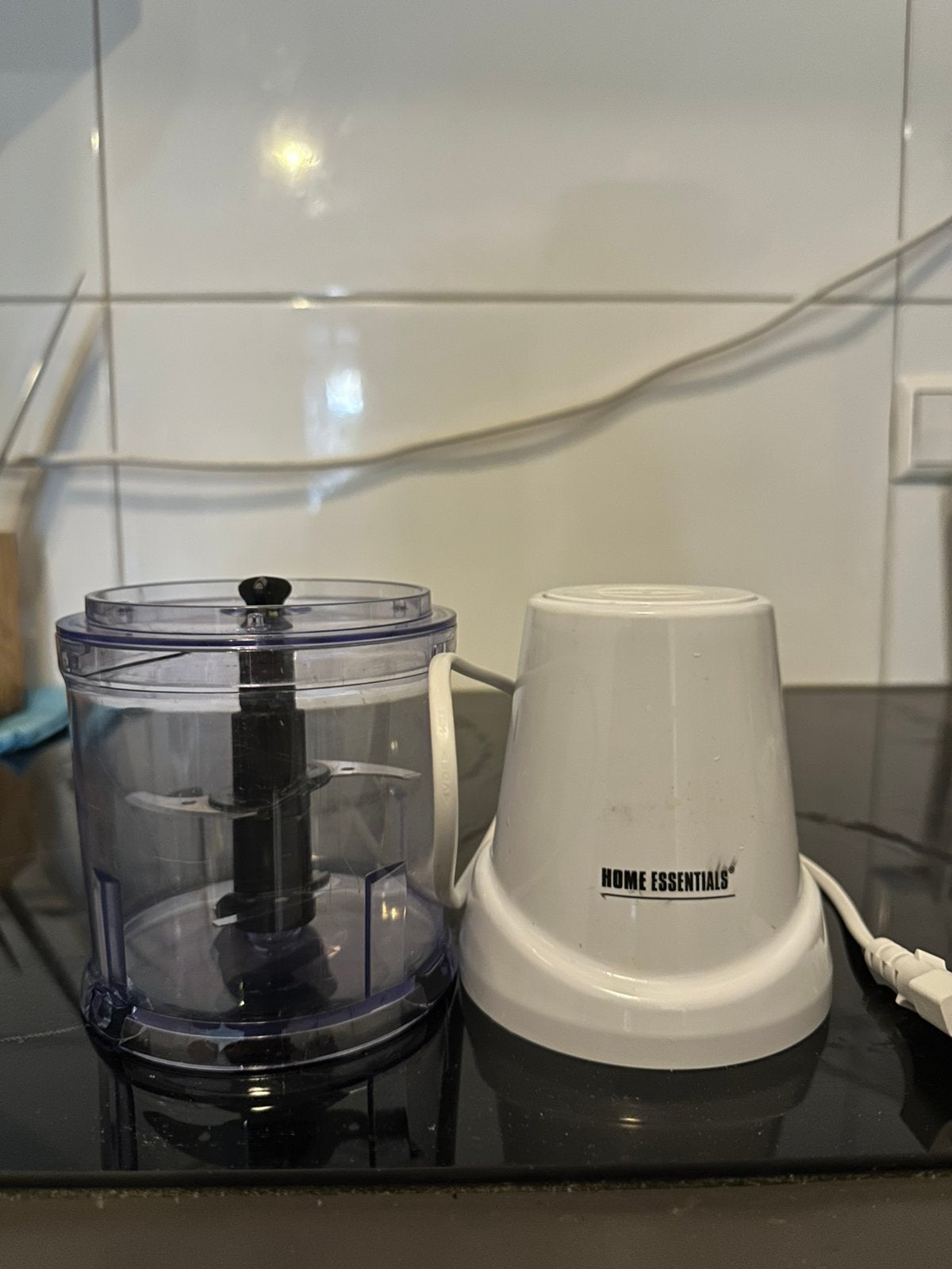 Home Essentials Mini Chopper 250W – 500 ml, Minder dan 1 liter, Ophalen, Zo goed als nieuw, 1 snelheid