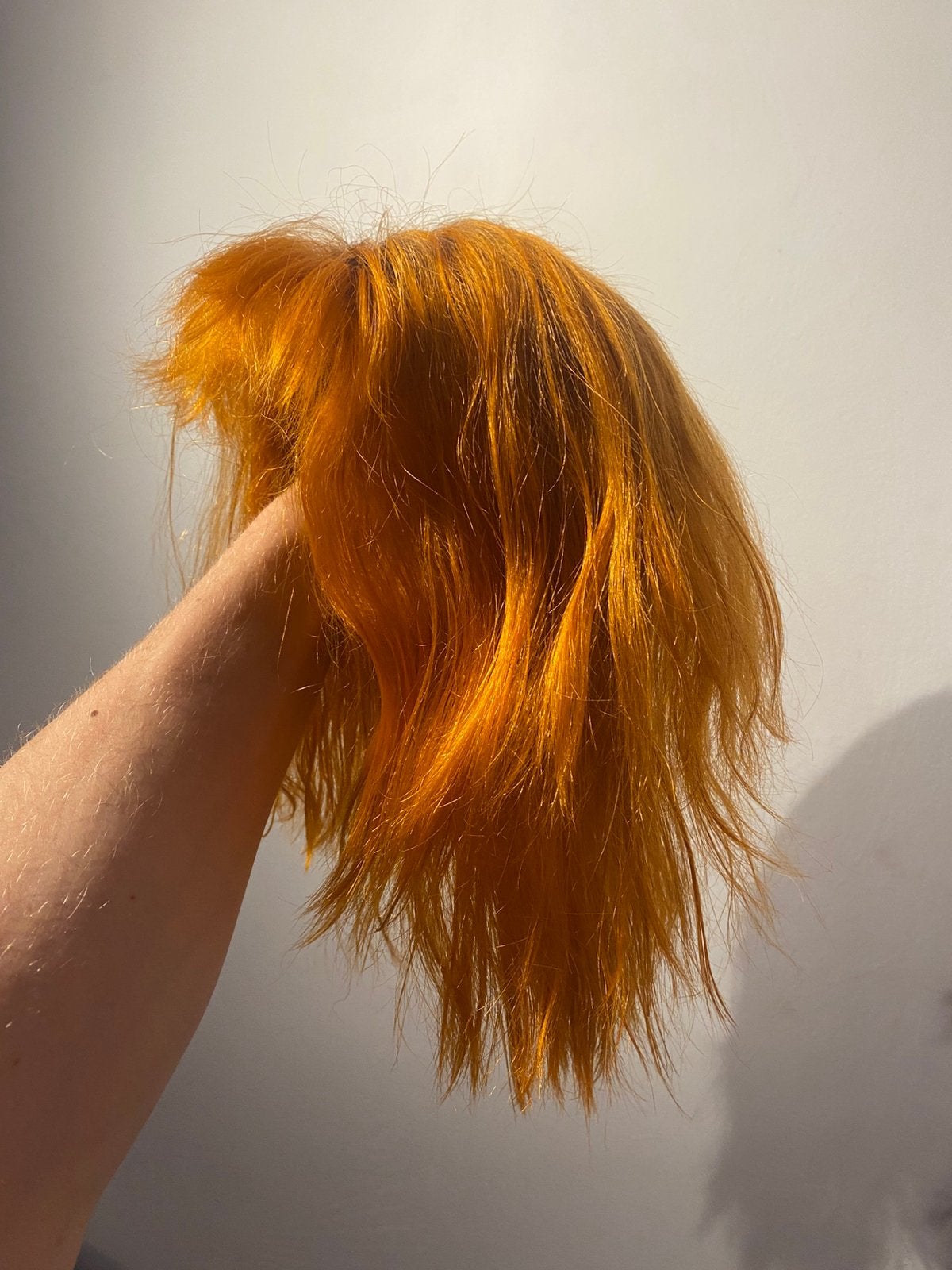 Echt haar pruik, Sieraden, Tassen en Uiterlijk, Uiterlijk | Haarverzorging, Ophalen of Verzenden, Zo goed als nieuw, Pruik of Haarverlenging