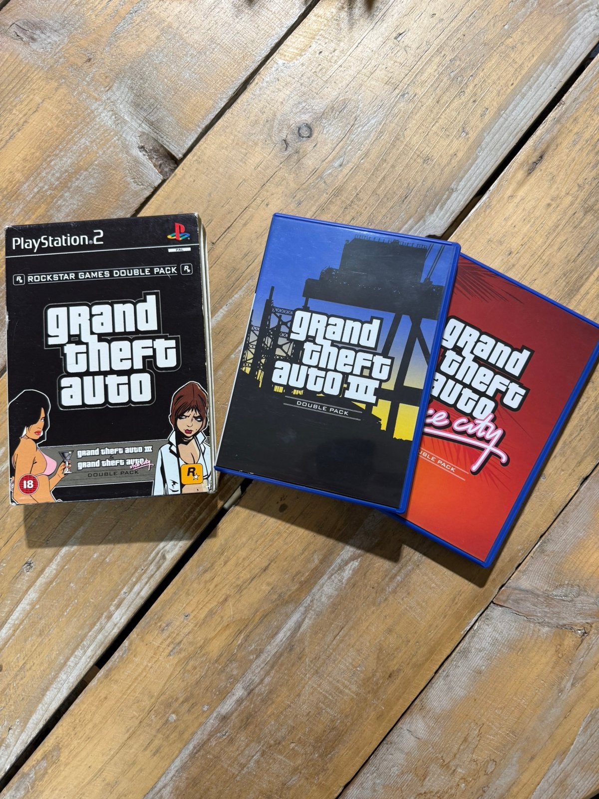 Grand Theft Auto Double Pack ( Playstation 2 ), Spelcomputers en Games, Ophalen of Verzenden, Gebruikt
