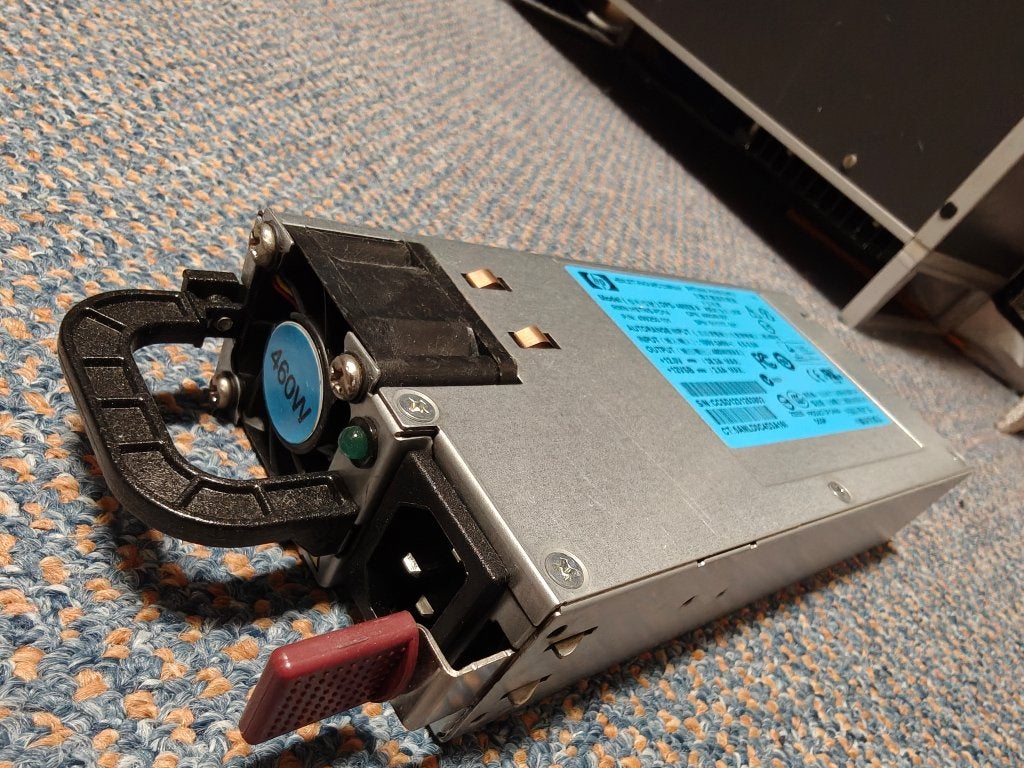 HP DPC-460EB servervoeding (of als acculader voeding), Ophalen of Verzenden, Gebruikt