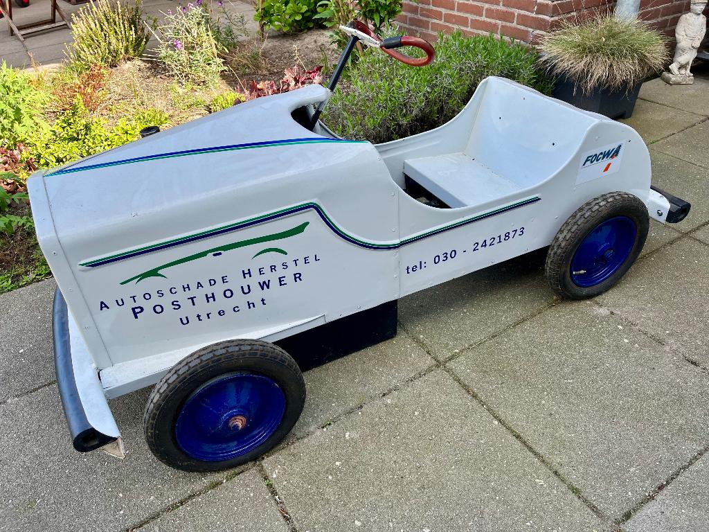 Originele trapauto Verkeerspark Assen, Kinderen en Baby's, Speelgoed | Buiten | Voertuigen en Loopfietsen, Ophalen, Gebruikt, Trapvoertuig