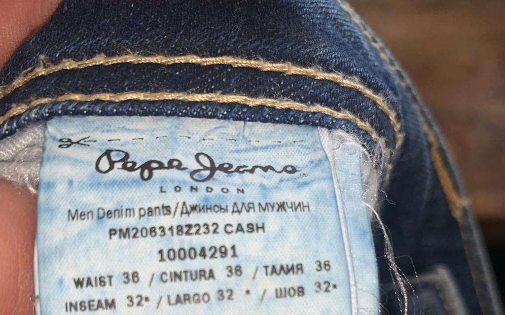 Pepe Jeans London Cash Regular Fit Jeans W36 L32, Ophalen of Verzenden, Zo goed als nieuw, Blauw, W36 - W38 (confectie 52/54)