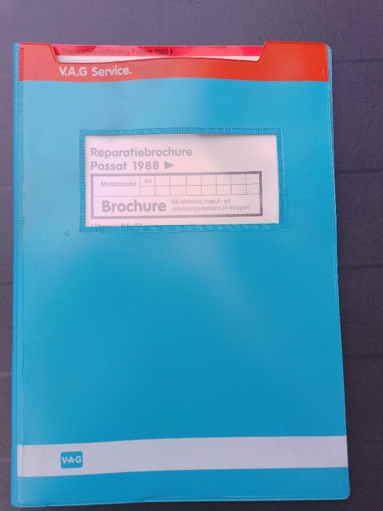 Vw Passat B3 2.0 16V dealer werkplaatsboek inspuiting 9A, Ophalen of Verzenden, Gelezen, Volkswagen