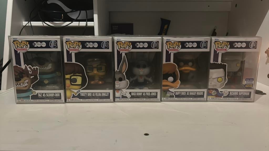 Funko pop 5 set, Verzenden, Zo goed als nieuw, Pop