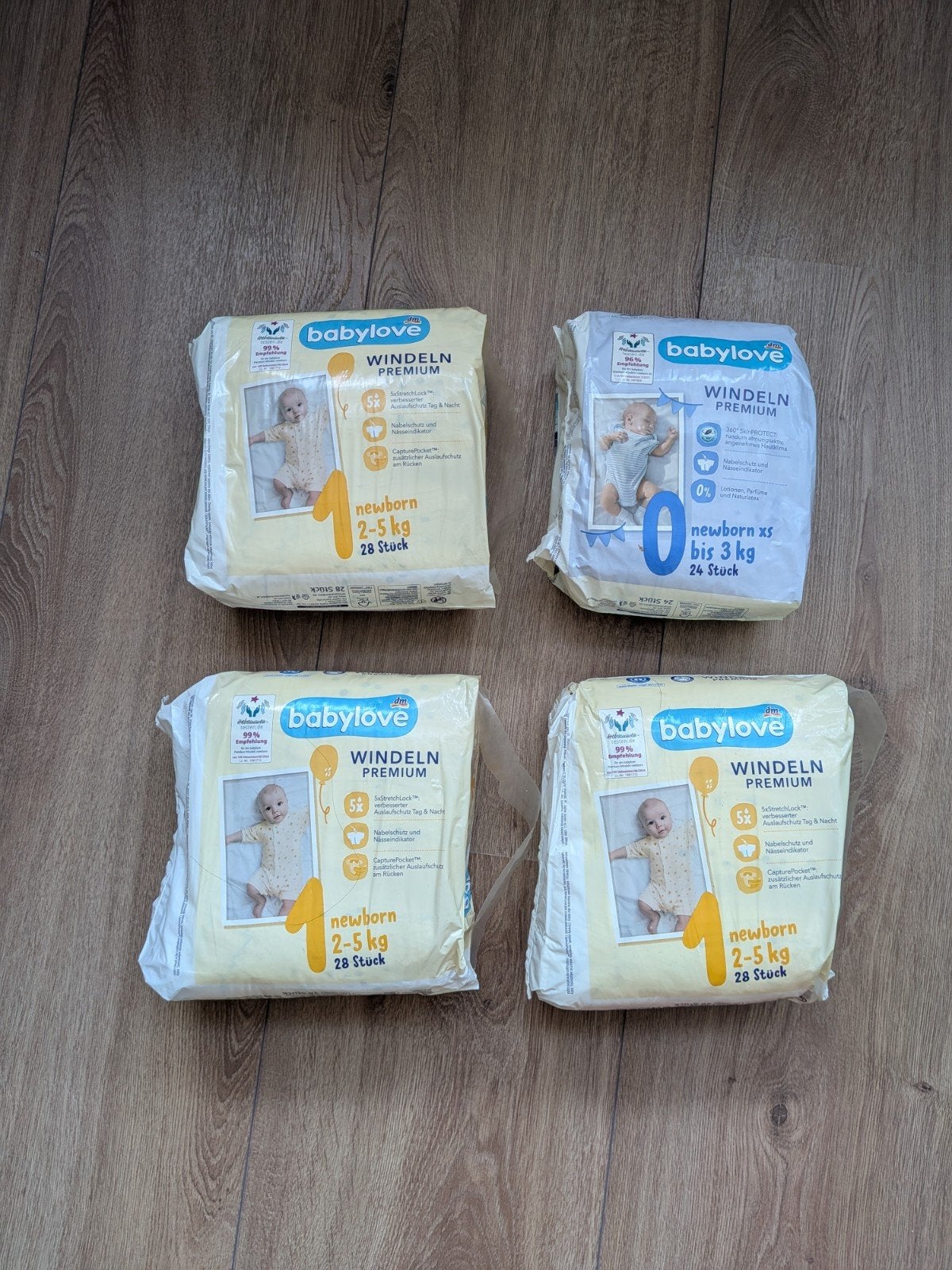 Babylove luiers maat 0 en 1, Ophalen of Verzenden, Nieuw, Overige typen