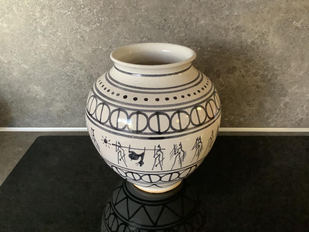 Bloemenvaas, Huis en Inrichting, Woonaccessoires | Vazen, Overige kleuren, Ophalen of Verzenden, Minder dan 50 cm, Glas