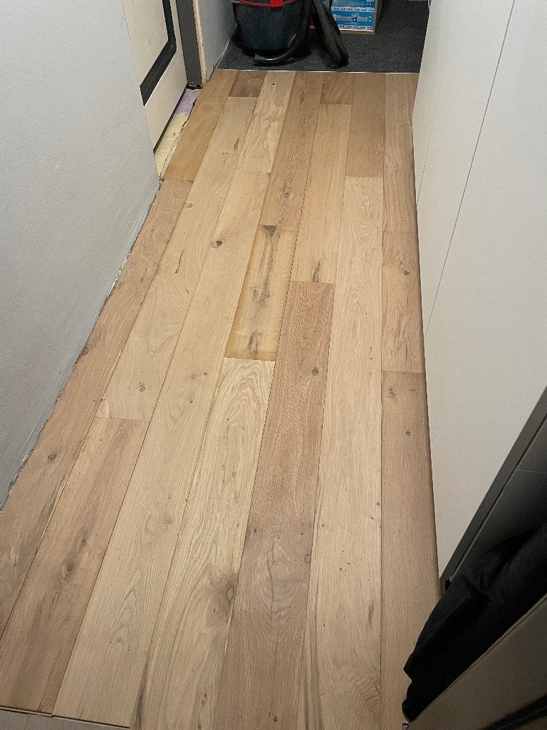 Eikenhouten vloer, Ophalen, Nieuw, 10 tot 30 cm, Hout