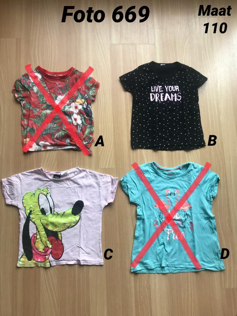Shirt meisje maat 110 zgan *foto 669*, Kinderen en Baby's, Kinderkleding | Maat 110, Ophalen of Verzenden, Zo goed als nieuw, Meisje