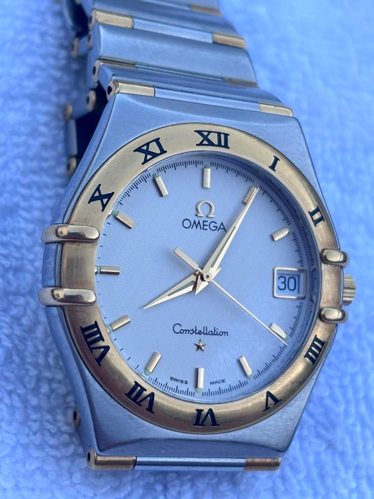 Omega Constellation, Ophalen of Verzenden, Goud, Polshorloge, Omega