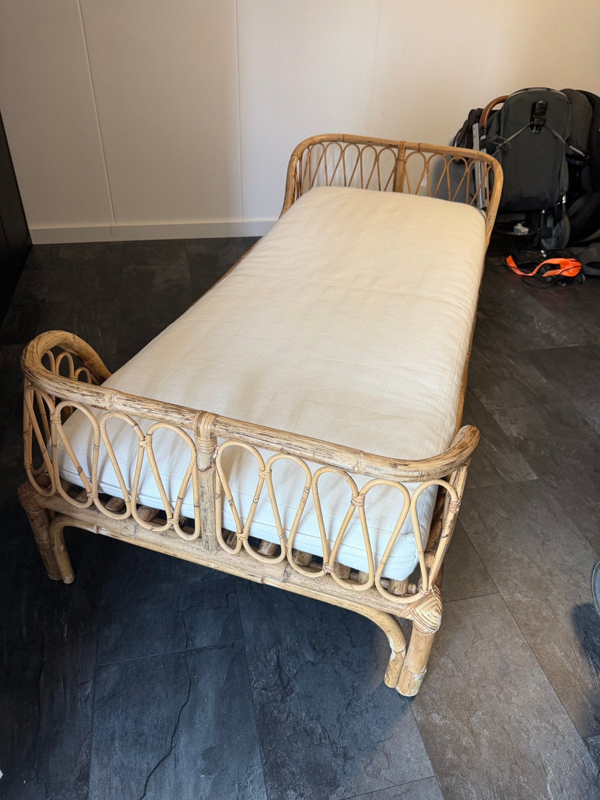 Bamboe boho kinderbed, Ophalen