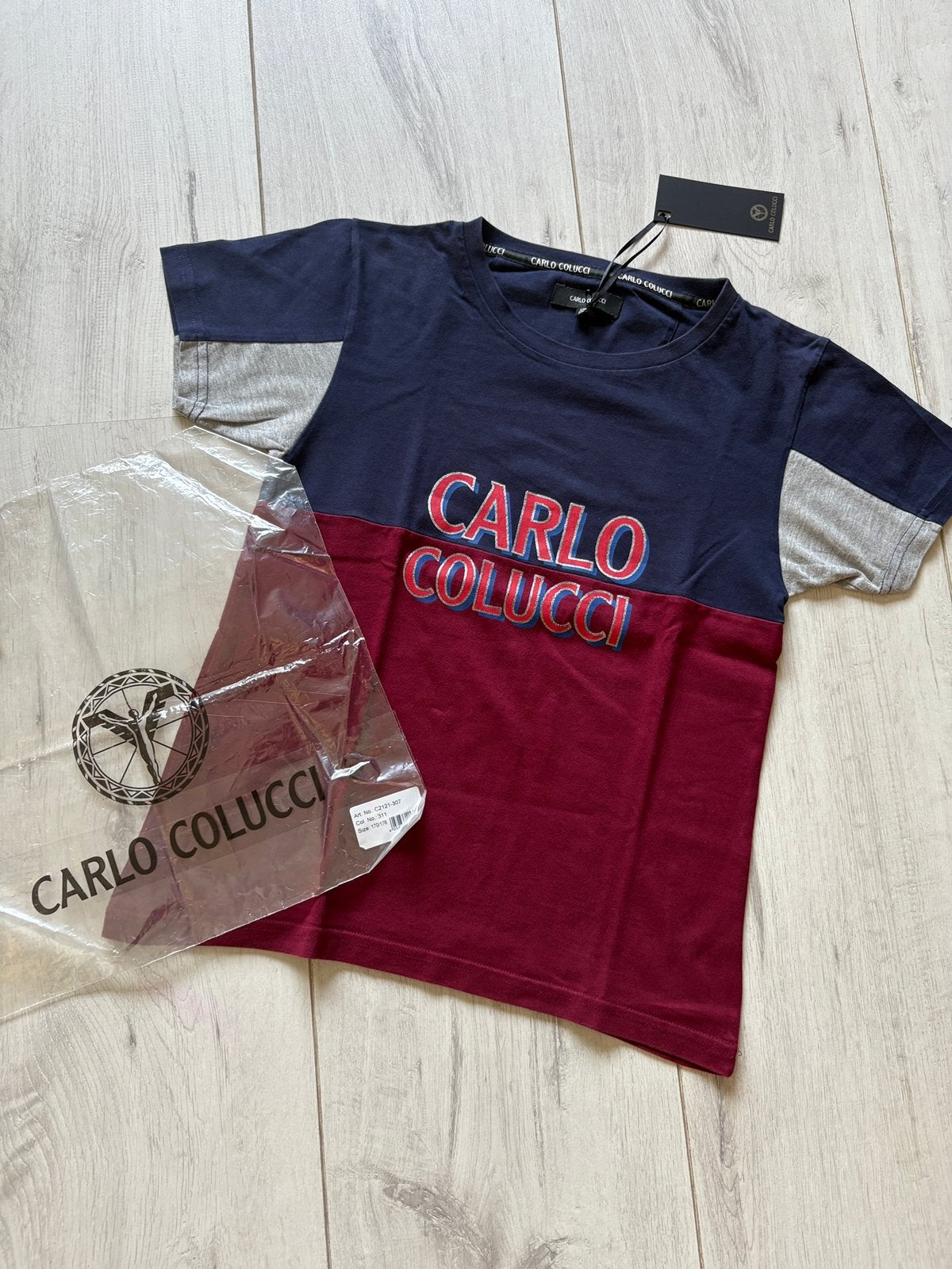 Carlo Colucci shirtje nieuw, 152., Ophalen of Verzenden, Nieuw, Jongen, Shirt of Longsleeve