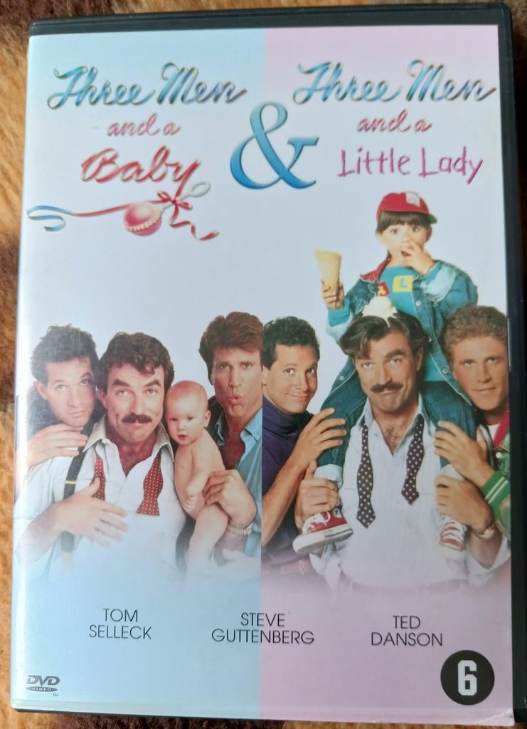 Three Men and a Baby&Three Men and a Little Lady, Vanaf 6 jaar, Ophalen of Verzenden, Zo goed als nieuw, Komedie