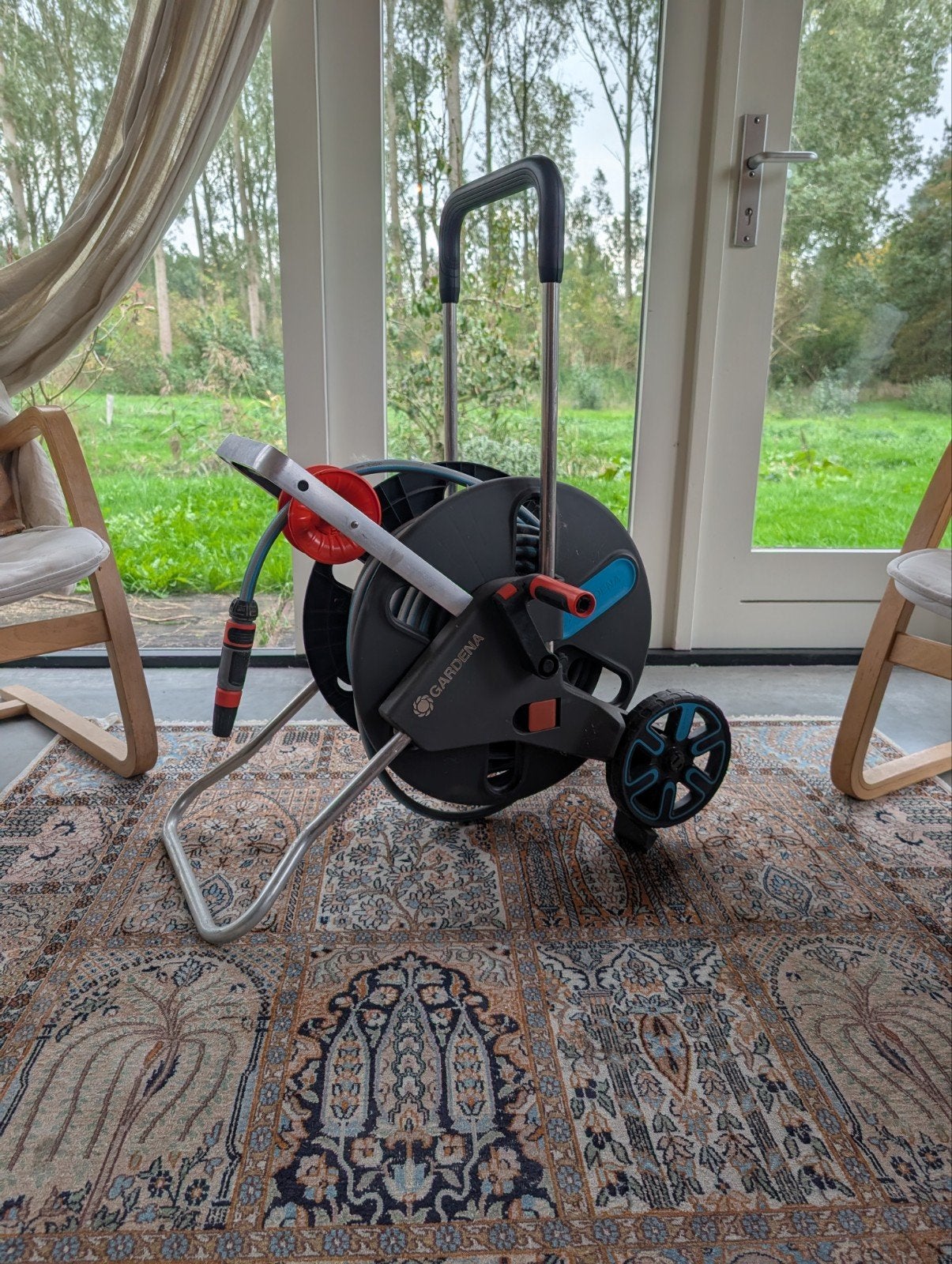 Gardena CleverRoll 50 meter tuinslanghaspel, Tuin en Terras, Ophalen, Zo goed als nieuw, Tuinslanghaspel