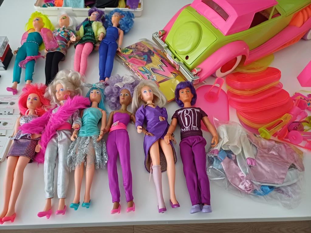 Jem & the Holograms (5), Misfits (4) Rio, poppen & sets, Ophalen, Zo goed als nieuw, Overige typen
