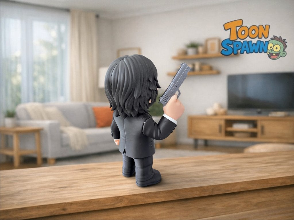 Mario Wick – John Wick x Super Mario Mash‑up – 30 cm, Verzamelen, Ophalen of Verzenden, Nieuw, Overige typen
