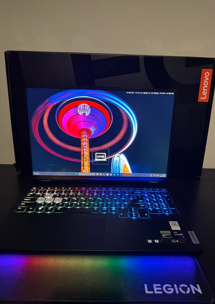 Lenovo Legion Pro 7 - 4080/i9-14900HX-Garantie tot sept 2026, Computers en Software, Windows Laptops, Ophalen, 2 tot 3 Ghz, Zo goed als nieuw