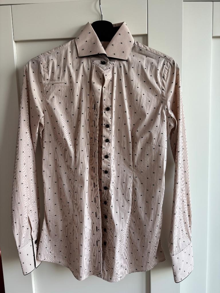 Cavallaro Napoli dames blouse maat 38 lichtbruin, Ophalen, Gedragen, Maat 38/40 (M), Bruin