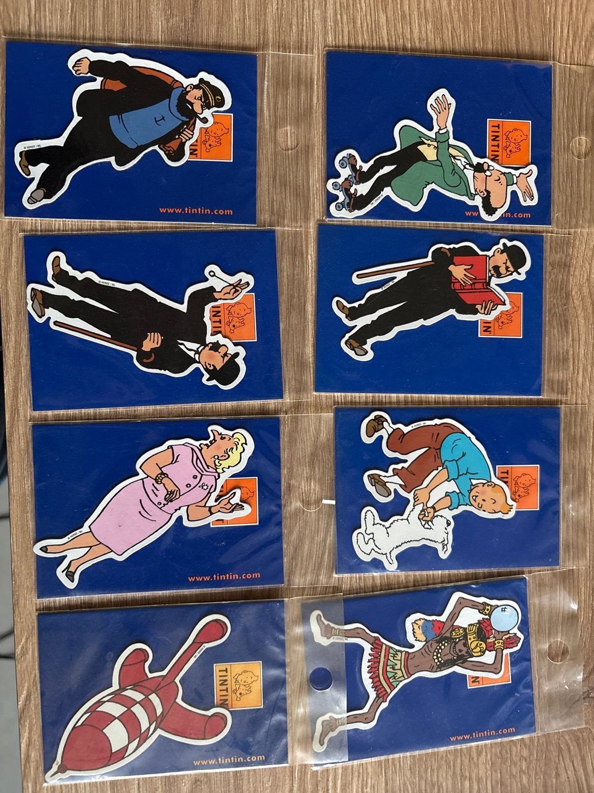 Set van 8 Kuifje figuren - Nieuw in verpakking, Verzamelen, Ophalen of Verzenden, Nieuw