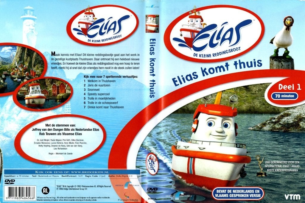 Elias de kleine reddingsboot, Elias komt thuis, deel 1, Alle leeftijden, Ophalen of Verzenden, Zo goed als nieuw