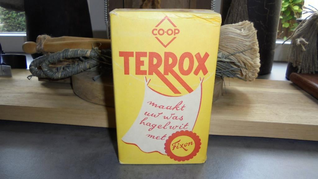 oud pak wasmiddel/zeep TERROX, Ophalen of Verzenden