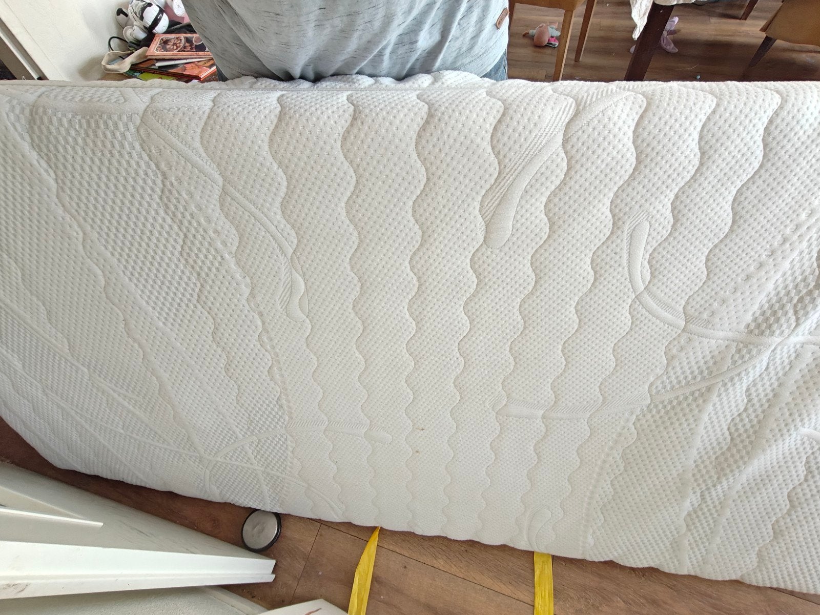 Silver Deluxe Foam matras 200x90x17 cm, Ophalen, Zo goed als nieuw, Eenpersoons, 90 cm