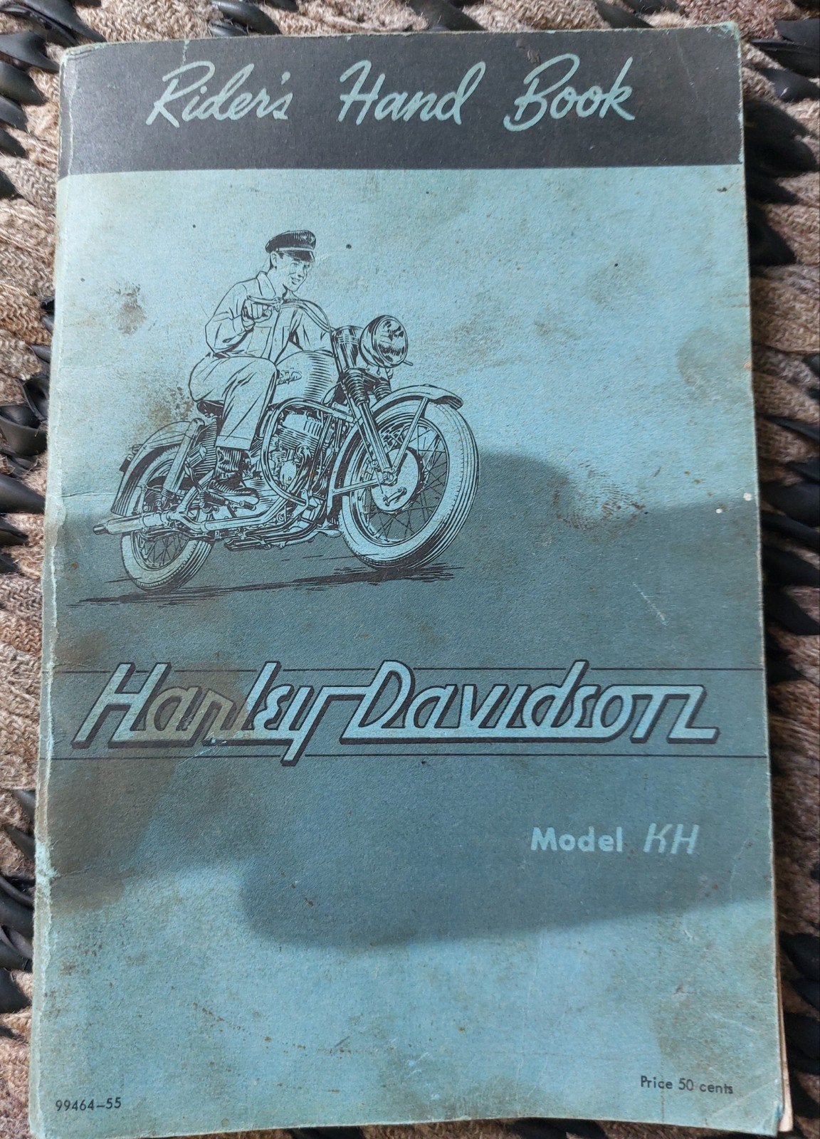 Harley-Davidson Model KH Rider's Hand Book -1955, Ophalen of Verzenden, Harley-Davidson of Buell