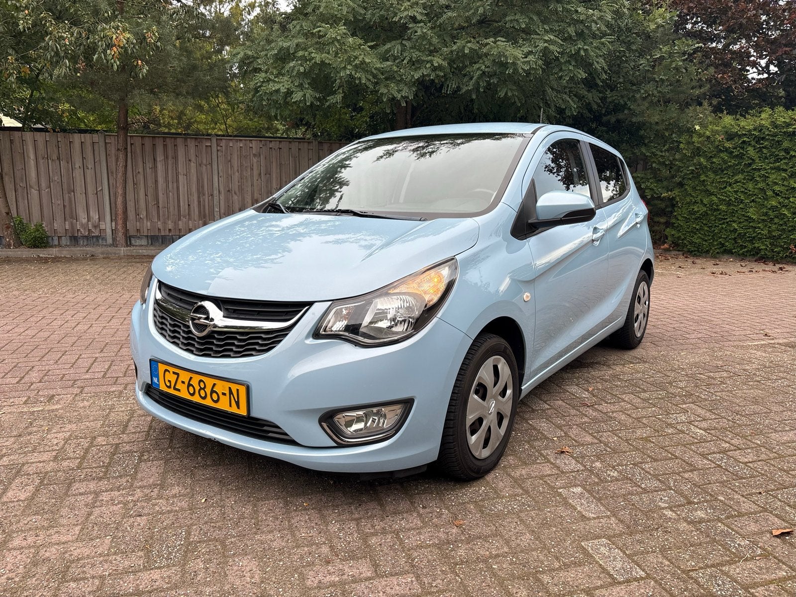 Opel Karl 1.0 Ecoflex 55KW 2015 Blauw, Voorwielaandrijving, 74 pk, Zwart, Blauw