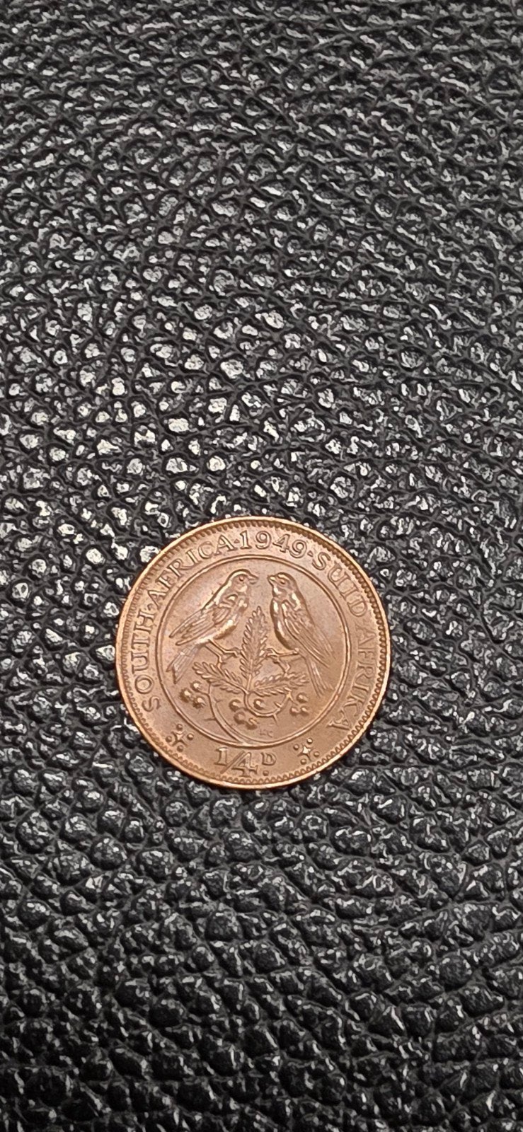 2#    Zuid-Afrika ¼ penny 1943, Postzegels en Munten, Ophalen of Verzenden, Zuid-Afrika