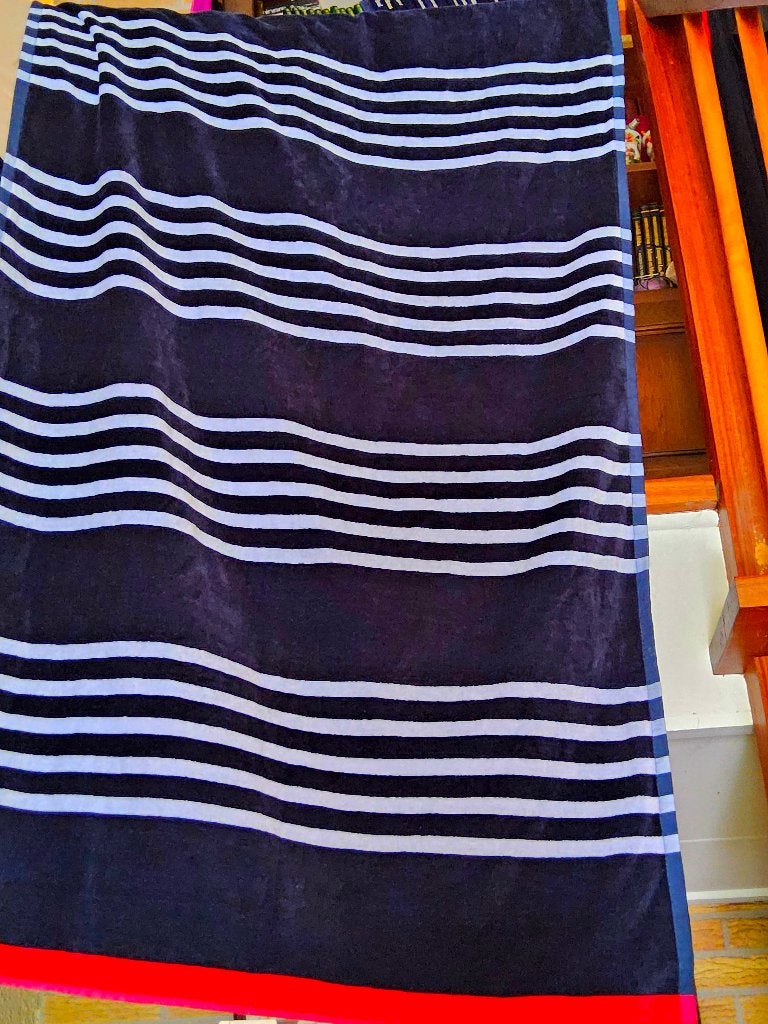 Strandlaken, Ophalen, Nieuw, Blauw, Badlaken