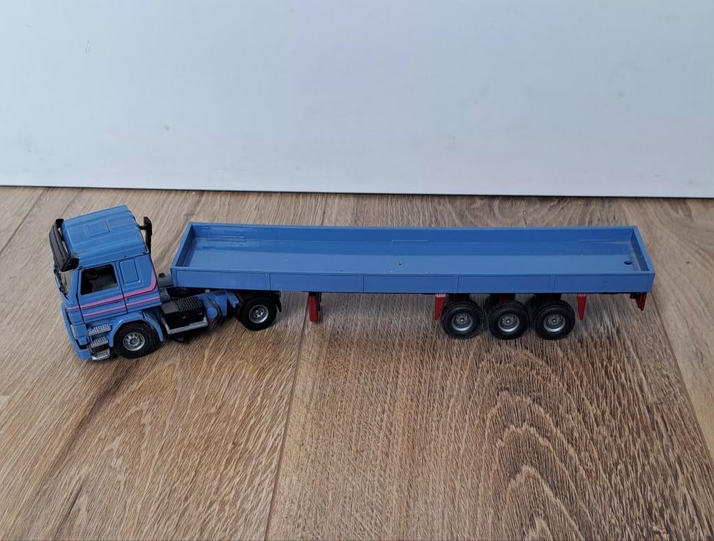 Scania Tekno vrachtwagen met oplegger - modelauto, Ophalen of Verzenden, Gebruikt, Overige merken