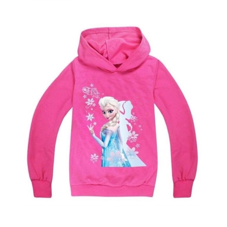 Nieuw ! Mt. 110 Roze Elsa Frozen Hoodie Sweatshirt / Prinses, Ophalen of Verzenden, Nieuw, 110 t/m 116, Meisje
