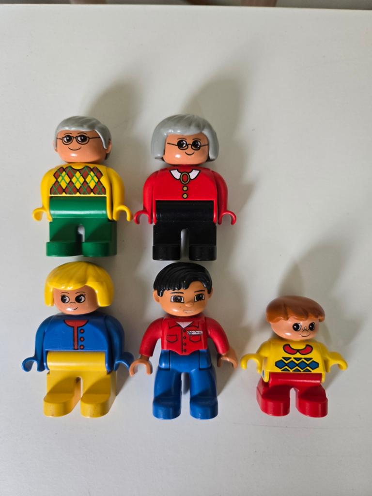 5 Duplo poppetjes (gezin), Ophalen of Verzenden, Gebruikt, Duplo