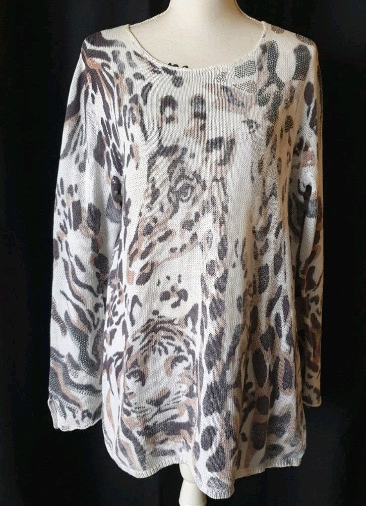 MONARI pullover/trui (maat 46), Kleding | Dames, Monari, Beige, Maat 42/44 (L), Ophalen of Verzenden