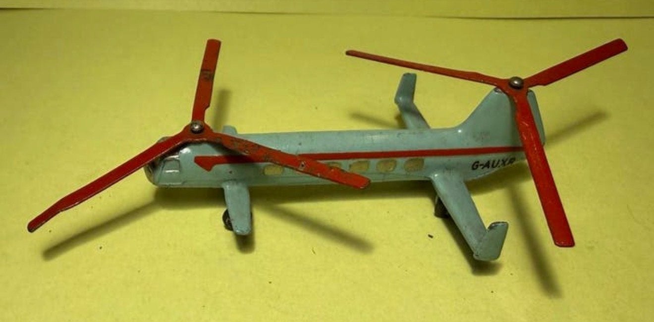Vintage Dinky Toys Bristol 173 Helikopter (nr. 715), Ophalen of Verzenden, Gebruikt