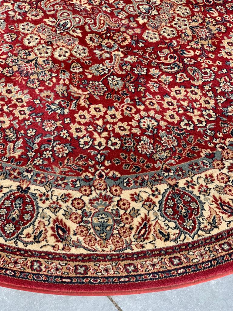 Schitterend Sfeervol Rond Vintage Vloerkleed.Diameter 170 cm, Ophalen, Zo goed als nieuw, Rond, 150 tot 200 cm