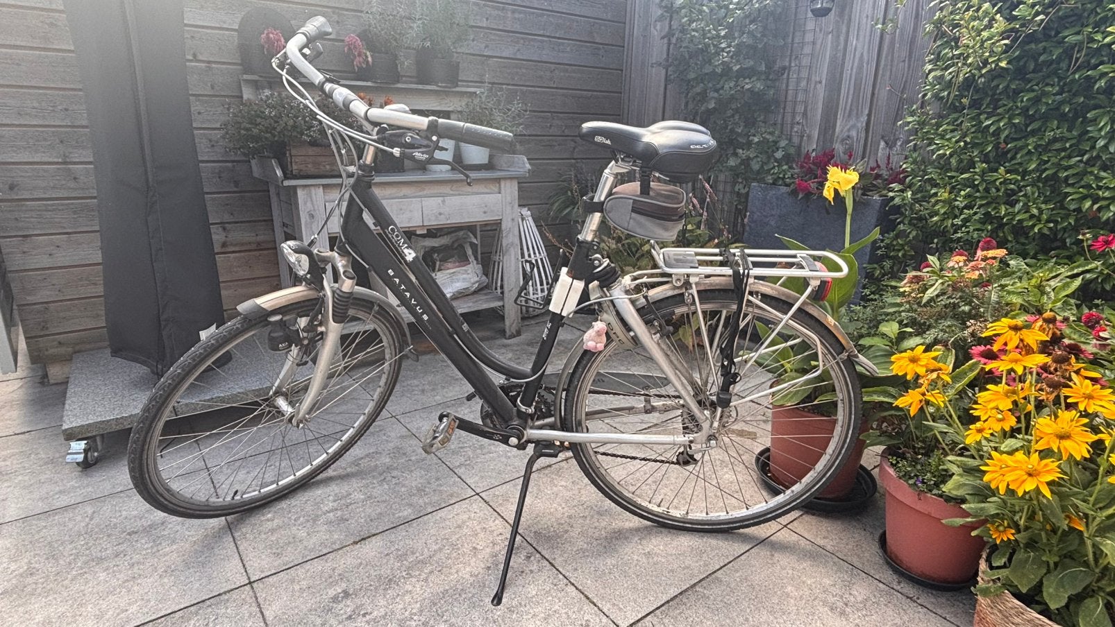 Batavus Com 4, Fietsen en Brommers, Fietsen | Dames | Omafietsen, Ophalen, Velgrem, Versnellingen, 53 tot 56 cm