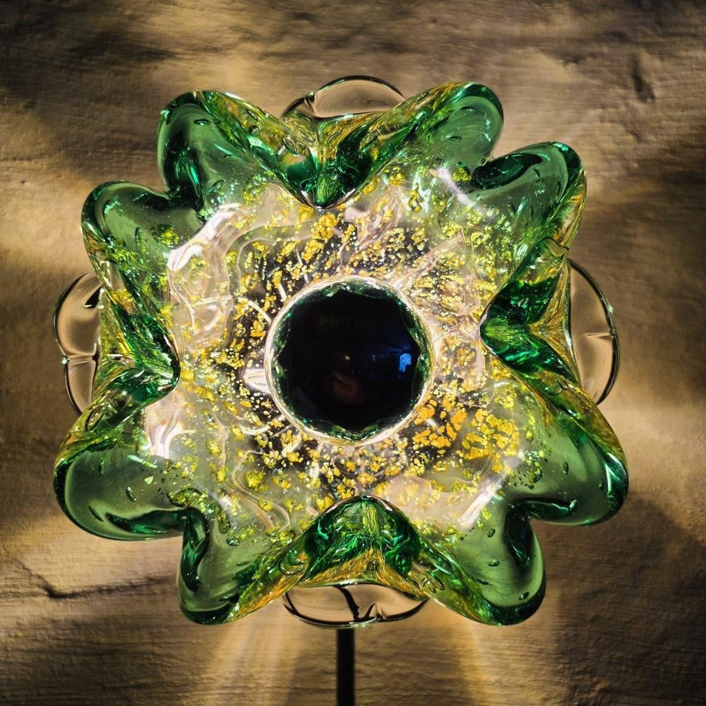 Vintage Murano glazen wandlamp., Huis en Inrichting, Lampen | Wandlampen, Ophalen of Verzenden