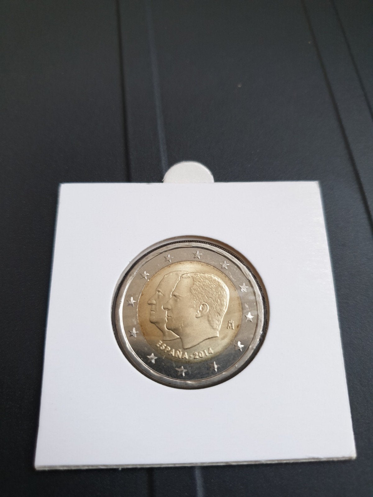 2 euro UNC Spanje 2014 Dubbelportret Abdicatie, Postzegels en Munten, Munten | Europa | Euromunten, Ophalen of Verzenden, Spanje