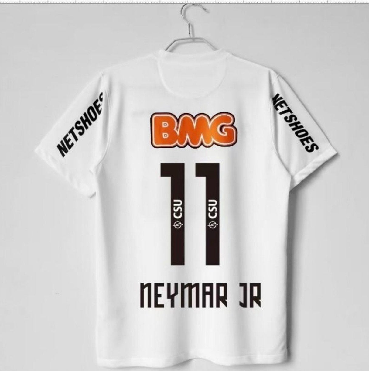 Santos FC Thuisshirt 2011 Neymar Jr. Maat L, Kleding | Heren, Sportkleding, Ophalen, Maat 52/54 (L), Wit, Nieuw