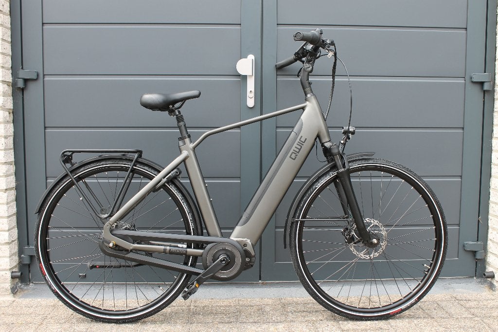 Qwic E-bike Interplus L heren framemaat 55 slechts 1.142 km, Fietsen en Brommers, Elektrische fietsen, Ophalen, Qwic, Zo goed als nieuw