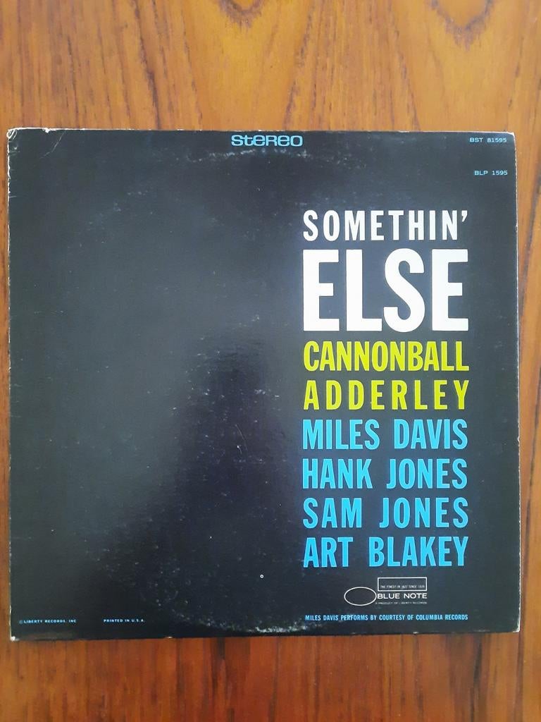 Cannonball Adderley Somethin' Else Blue Note Liberty 60s USA, Cd's en Dvd's, Vinyl | Jazz en Blues, Zo goed als nieuw, Jazz, 1960 tot 1980