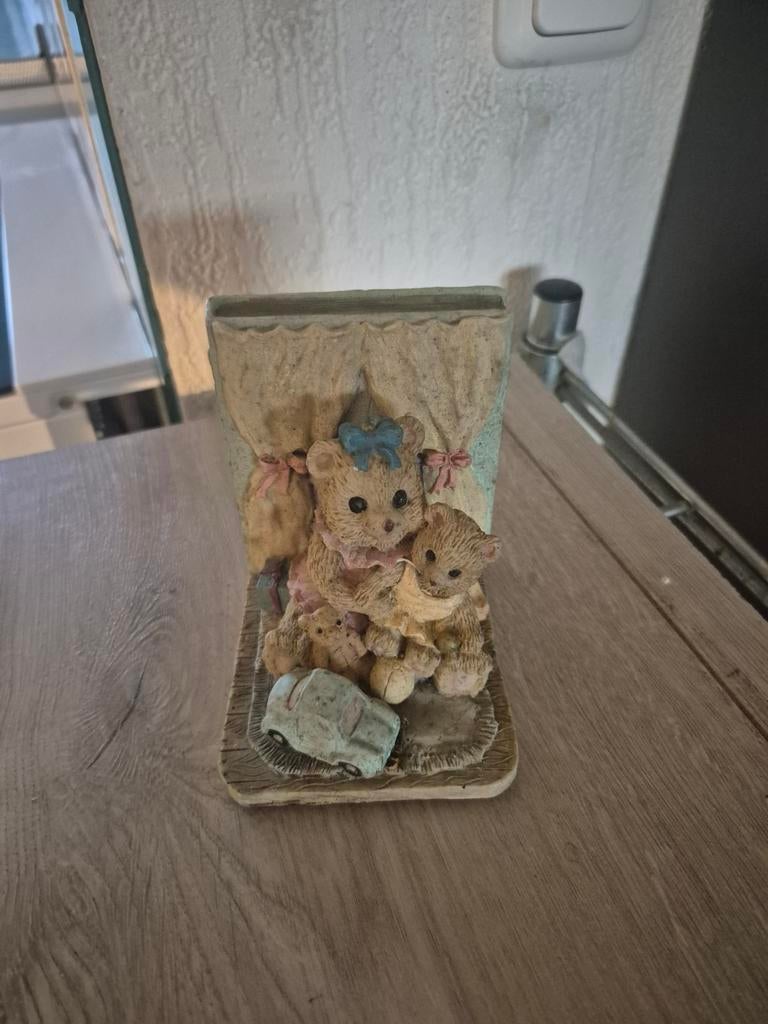 Beren boekensteun, Verzamelen, Beren en Cherished Teddies, Ophalen of Verzenden, Zo goed als nieuw, Beeldje, Overige merken