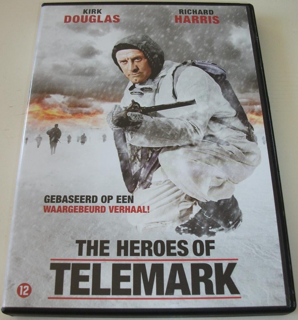 Dvd *** HEROES OF TELEMARK *** Een waargebeurd verhaal!, Vanaf 12 jaar, Ophalen of Verzenden, Zo goed als nieuw, Oorlog