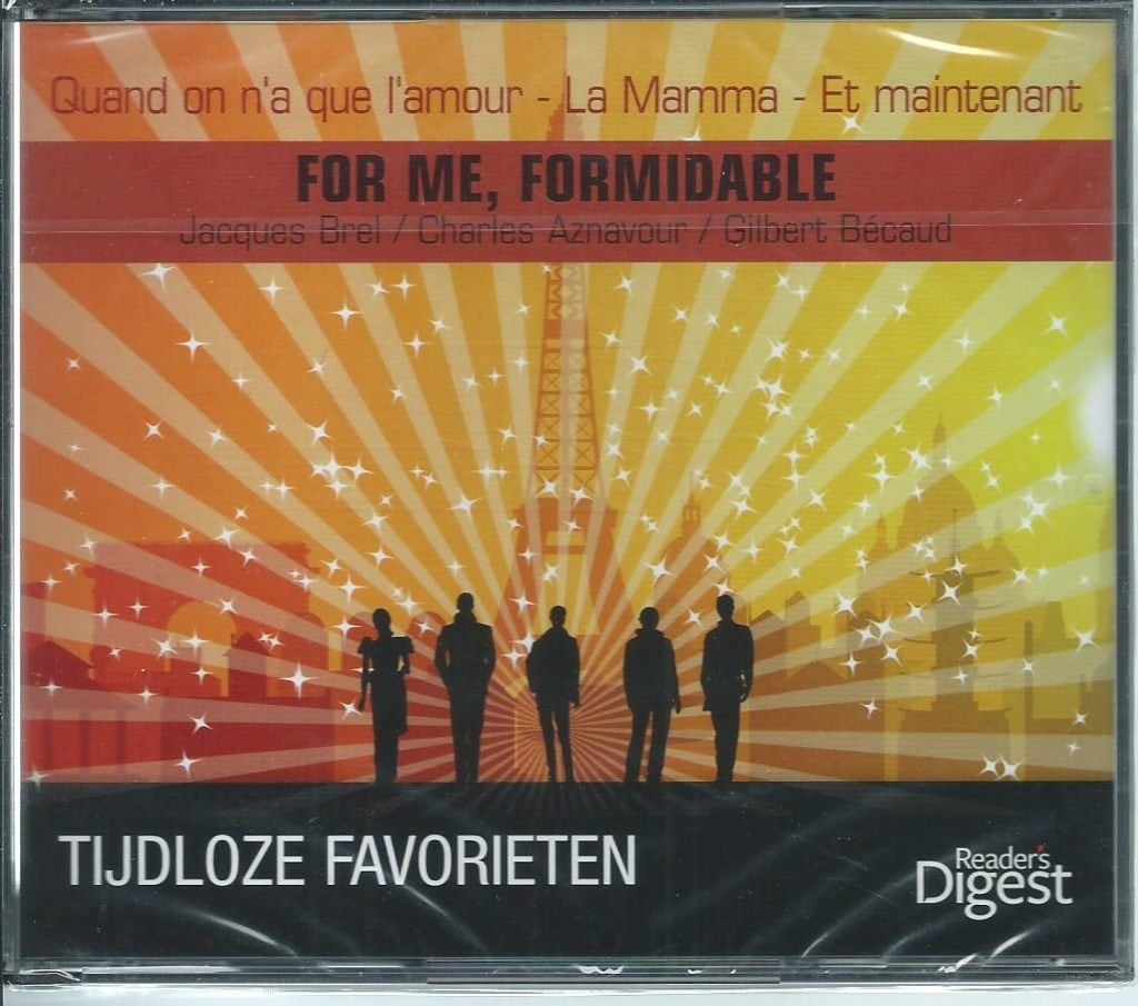 For me, Formidable = 3cd BOX = seal = 3,99, Cd's en Dvd's, Cd's | Franstalig, Ophalen of Verzenden, Zo goed als nieuw