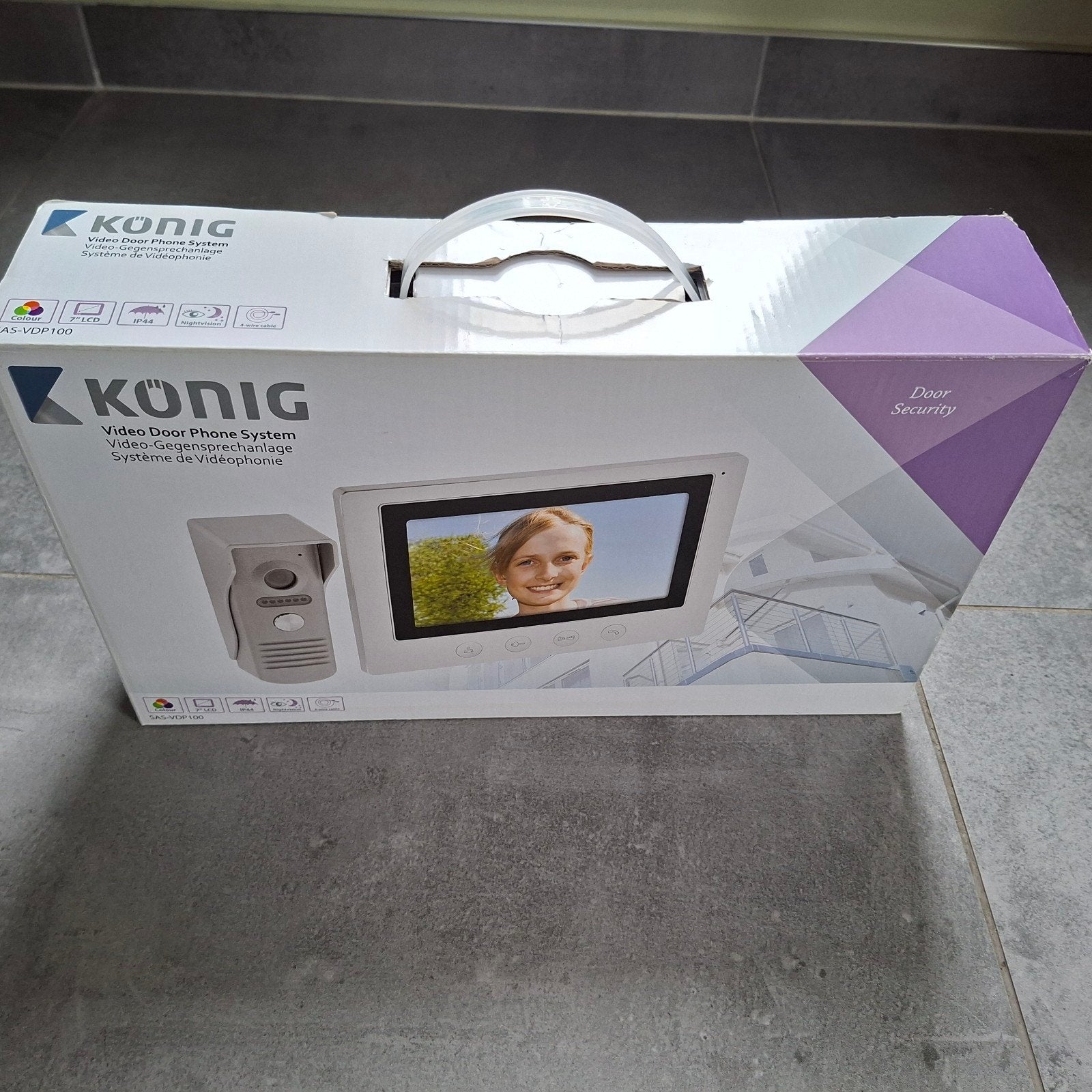 König video Deurtelefoon Systeem SAS-VDP100,camera bewaking, Ophalen of Verzenden, Nieuw, Buitencamera