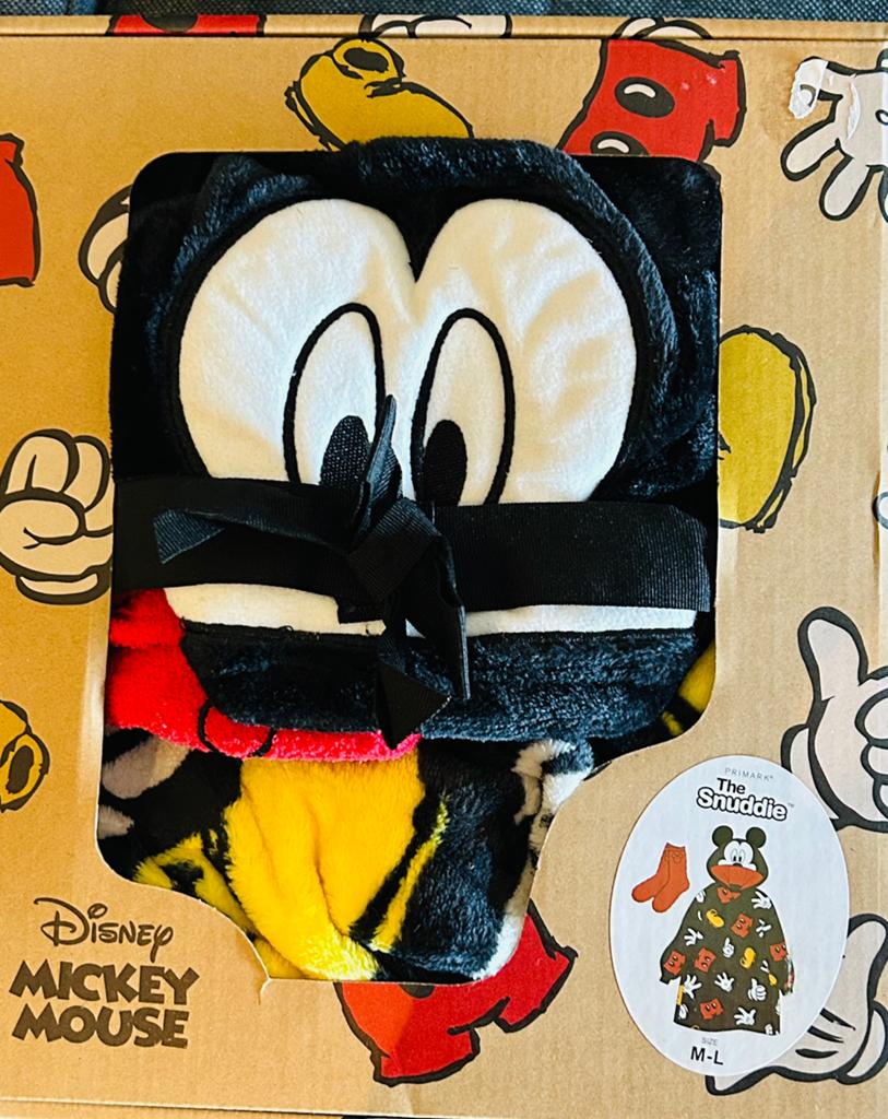 Mickey Mouse snuddie+sokken, maat M/L, Ophalen of Verzenden, Nieuw